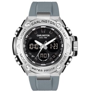Carlington Endurance Analog-Digital Wrist Watch for Men